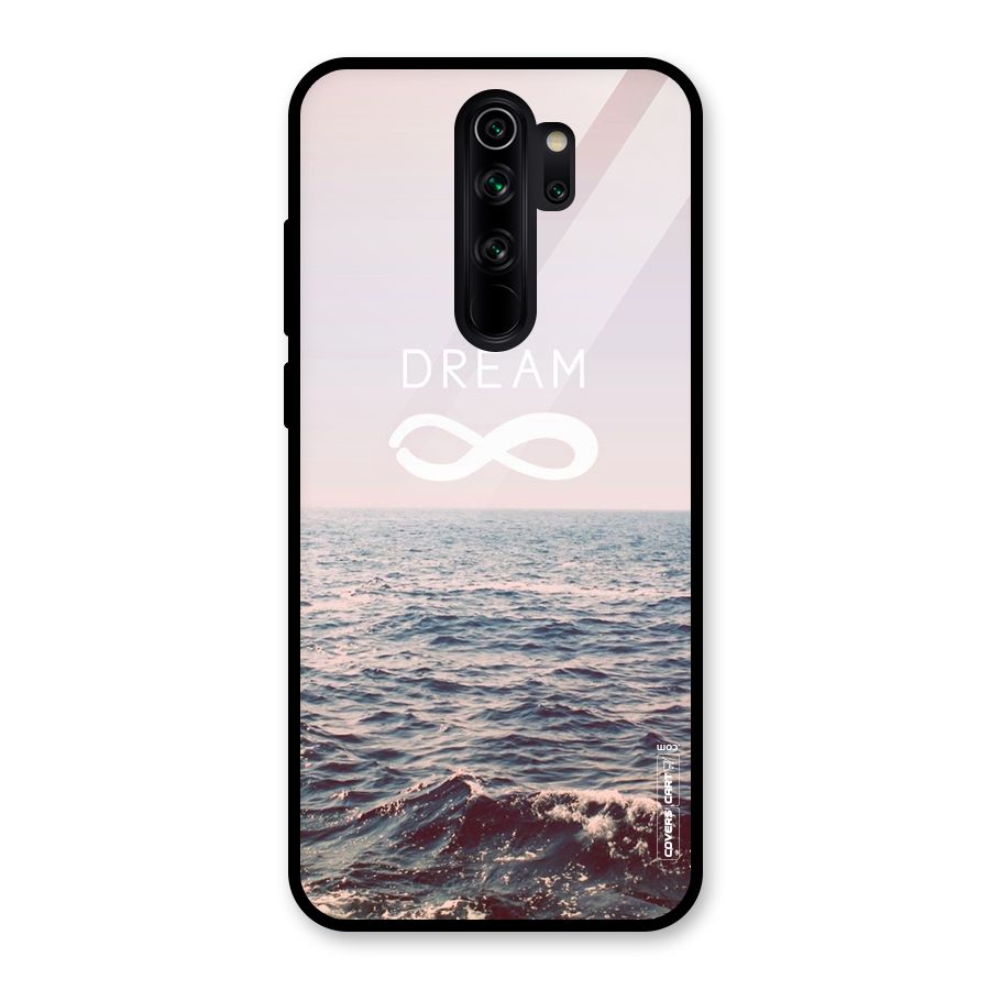 Dream Infinity Glass Back Case for Redmi Note 8 Pro