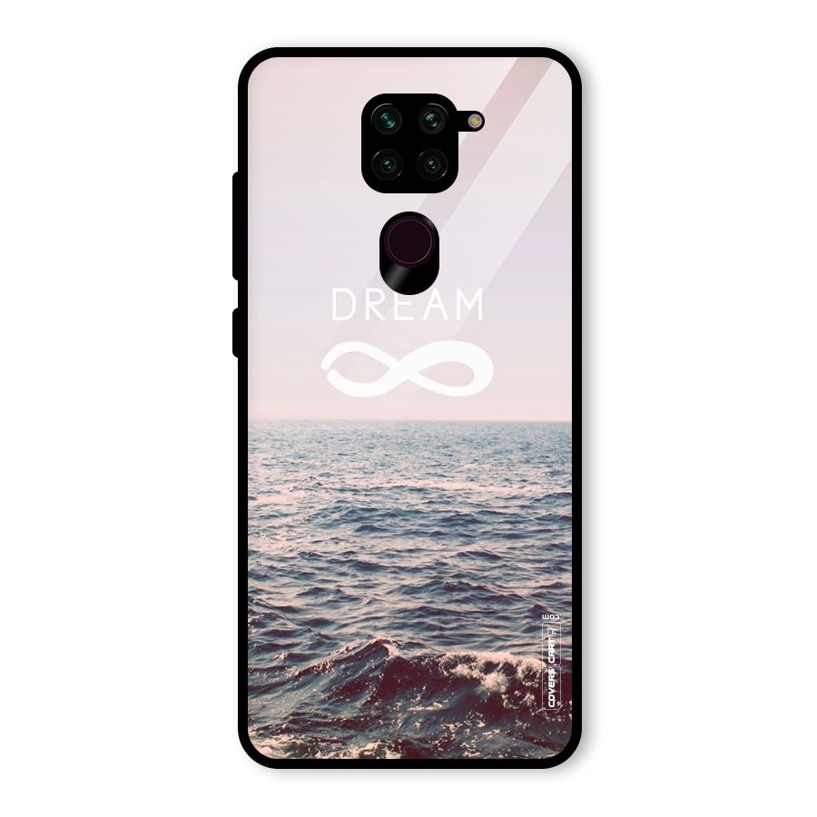 Dream Infinity Glass Back Case for Redmi Note 9