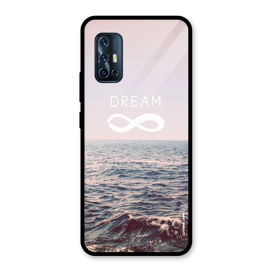 Dream Infinity Glass Back Case for Vivo V17