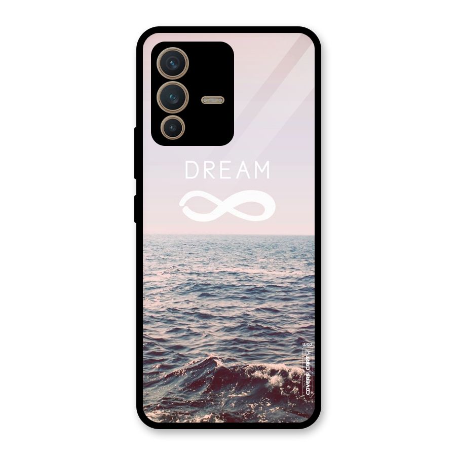 Dream Infinity Glass Back Case for Vivo V23 5G