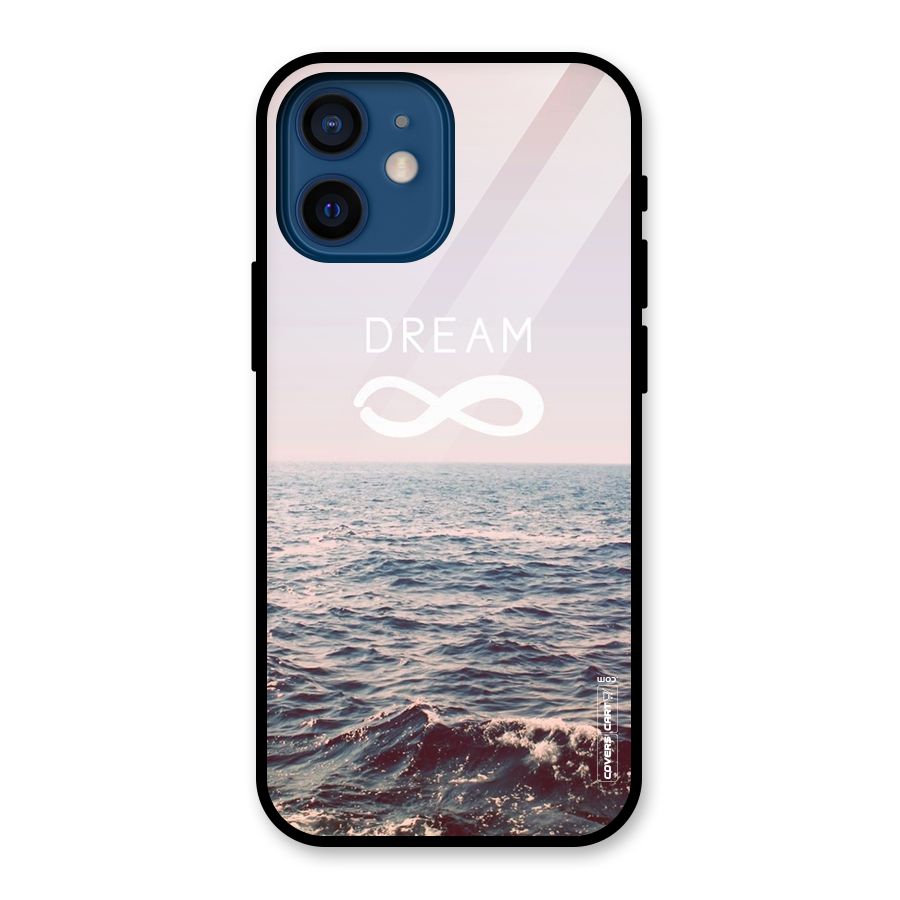Dream Infinity Glass Back Case for iPhone 12 Mini