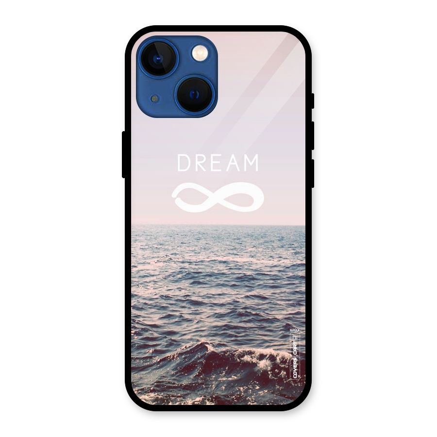 Dream Infinity Glass Back Case for iPhone 13 Mini