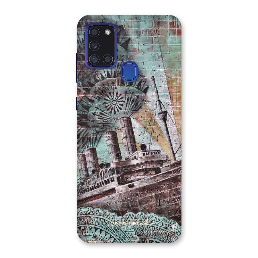 Dream Ship Back Case for Galaxy A21s