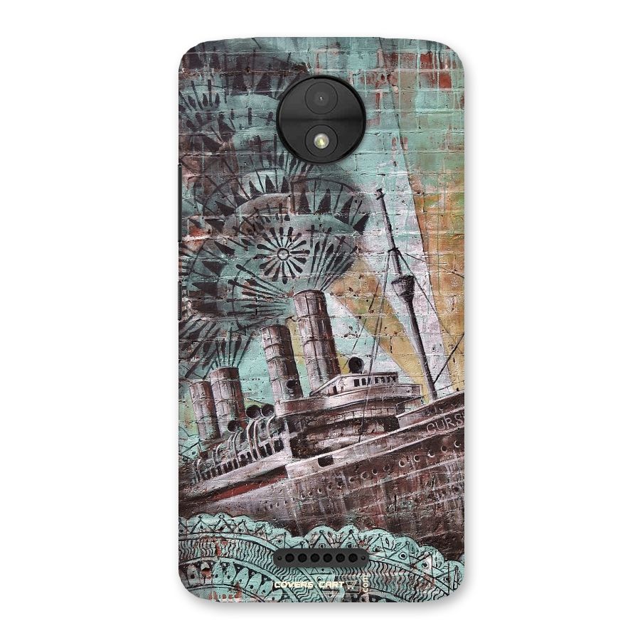 Dream Ship Back Case for Moto C