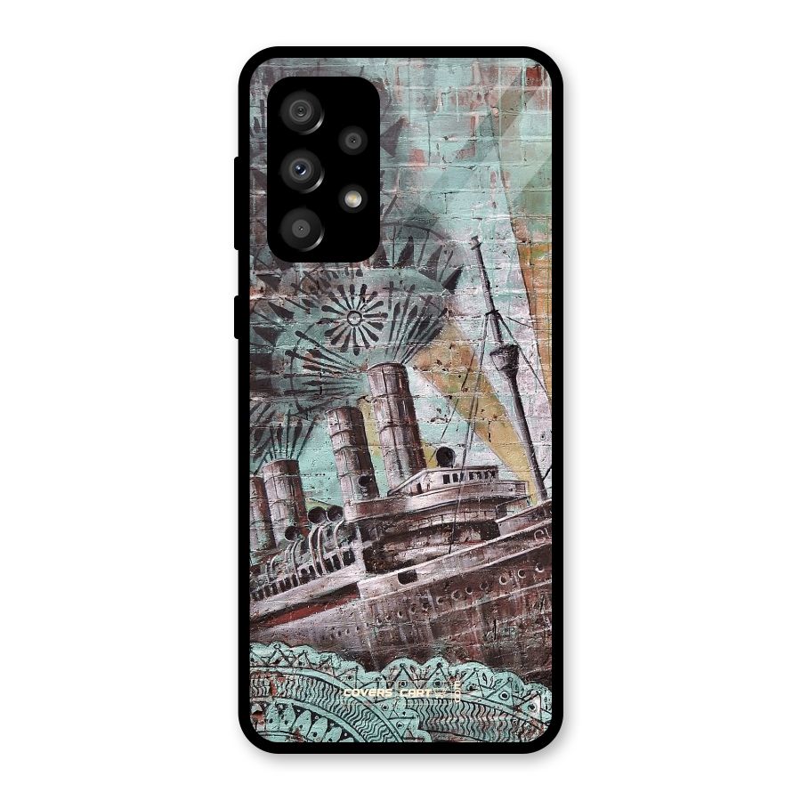 Dream Ship Glass Back Case for Galaxy A32
