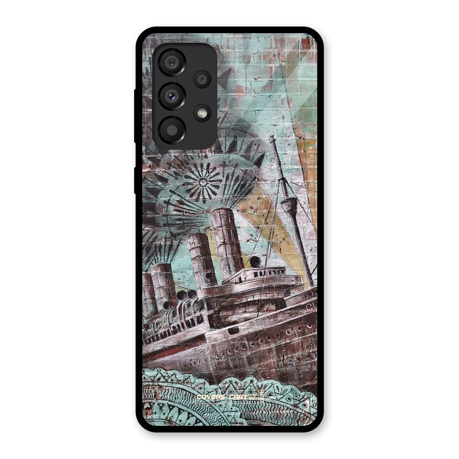 Dream Ship Glass Back Case for Galaxy A33 5G