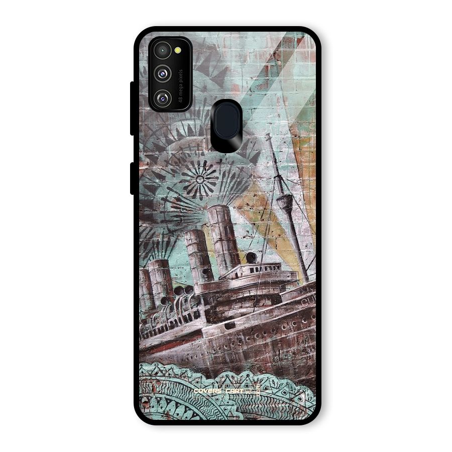 Dream Ship Glass Back Case for Galaxy M30s