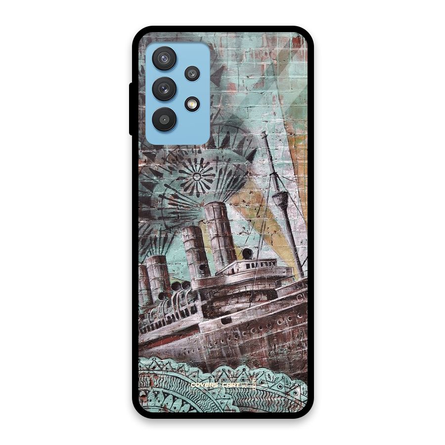 Dream Ship Glass Back Case for Galaxy M32 5G
