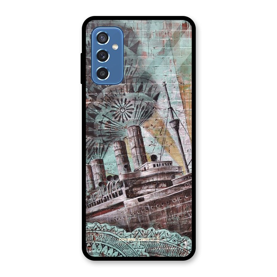 Dream Ship Glass Back Case for Galaxy M52 5G