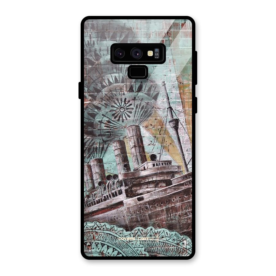 Dream Ship Glass Back Case for Galaxy Note 9