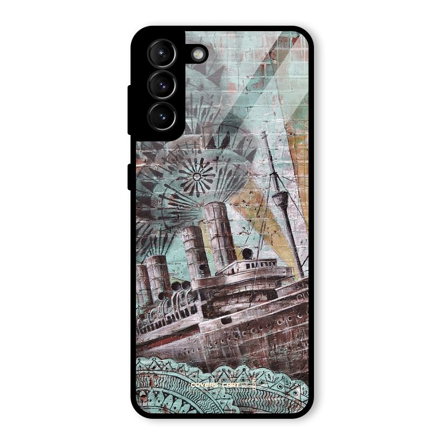 Dream Ship Glass Back Case for Galaxy S21 Plus