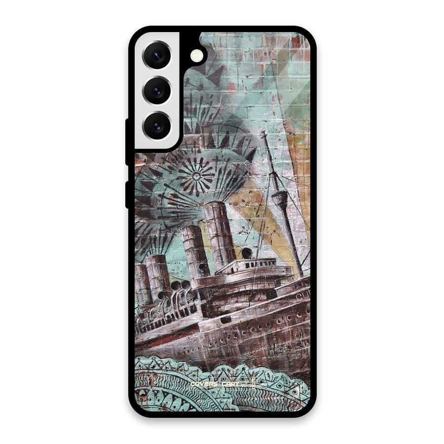 Dream Ship Glass Back Case for Galaxy S22 Plus 5G