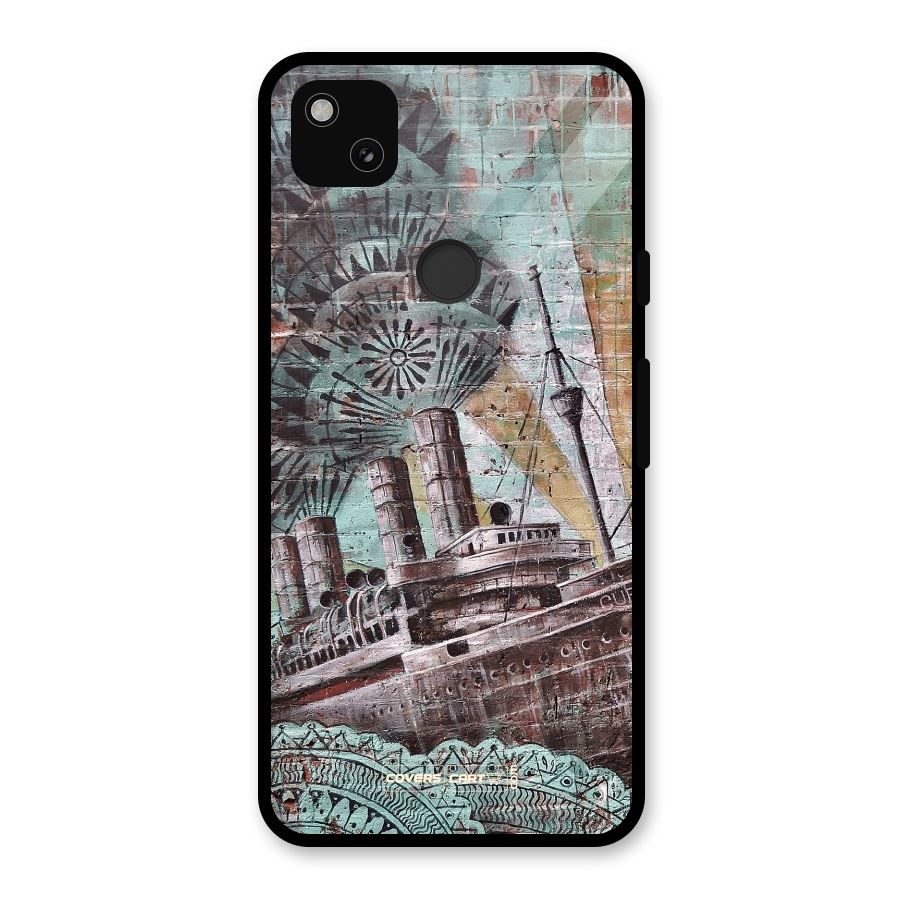 Dream Ship Glass Back Case for Google Pixel 4a