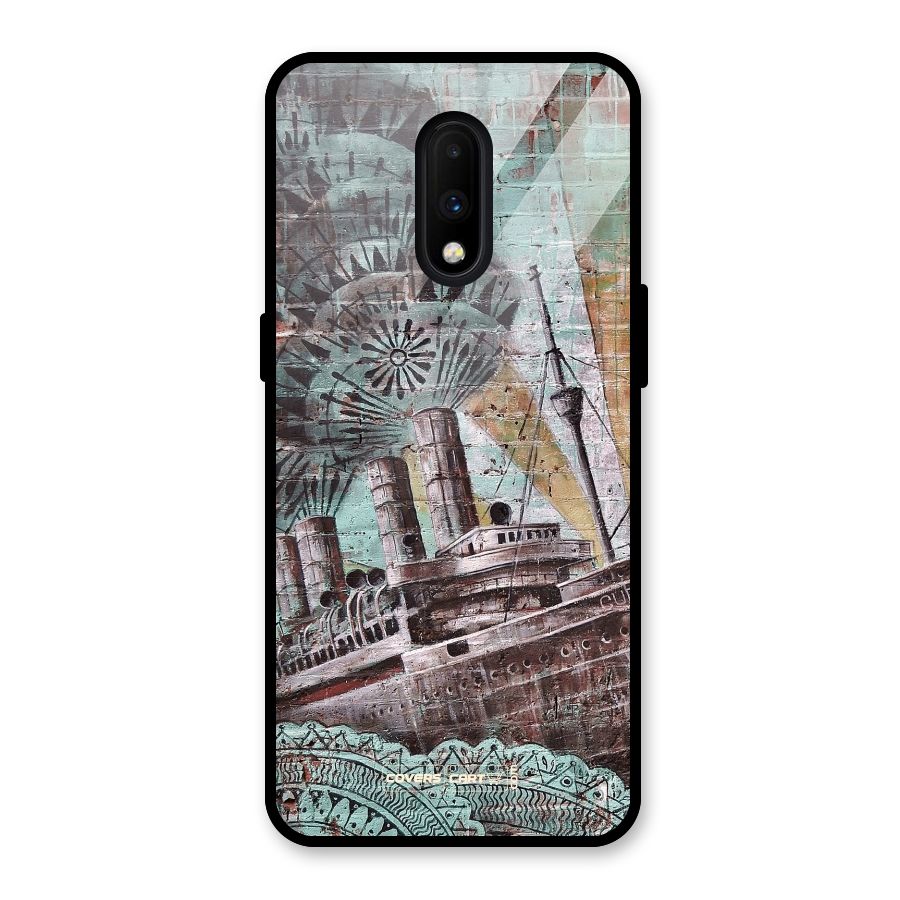 Dream Ship Glass Back Case for OnePlus 7