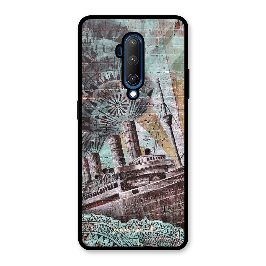 Dream Ship Glass Back Case for OnePlus 7T Pro