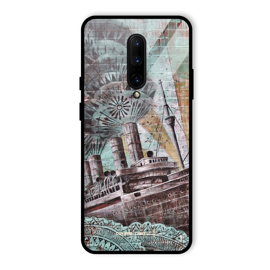 Dream Ship Glass Back Case for OnePlus 7 Pro