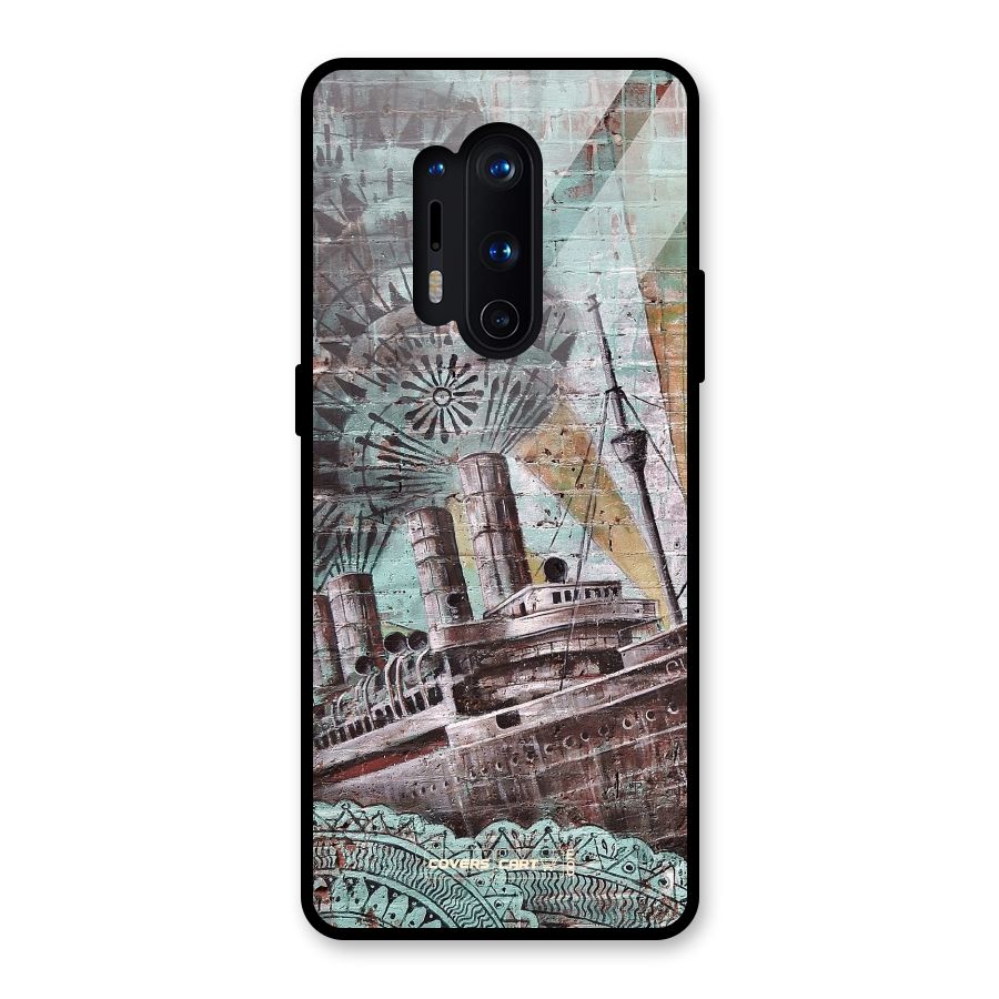 Dream Ship Glass Back Case for OnePlus 8 Pro