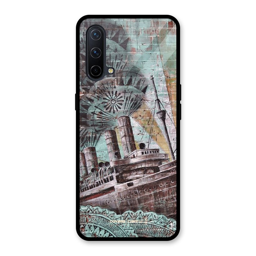 Dream Ship Glass Back Case for OnePlus Nord CE 5G