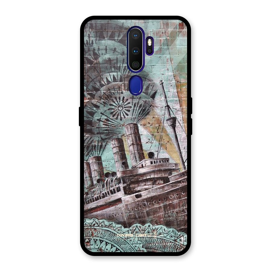 Dream Ship Glass Back Case for Oppo A9 (2020)