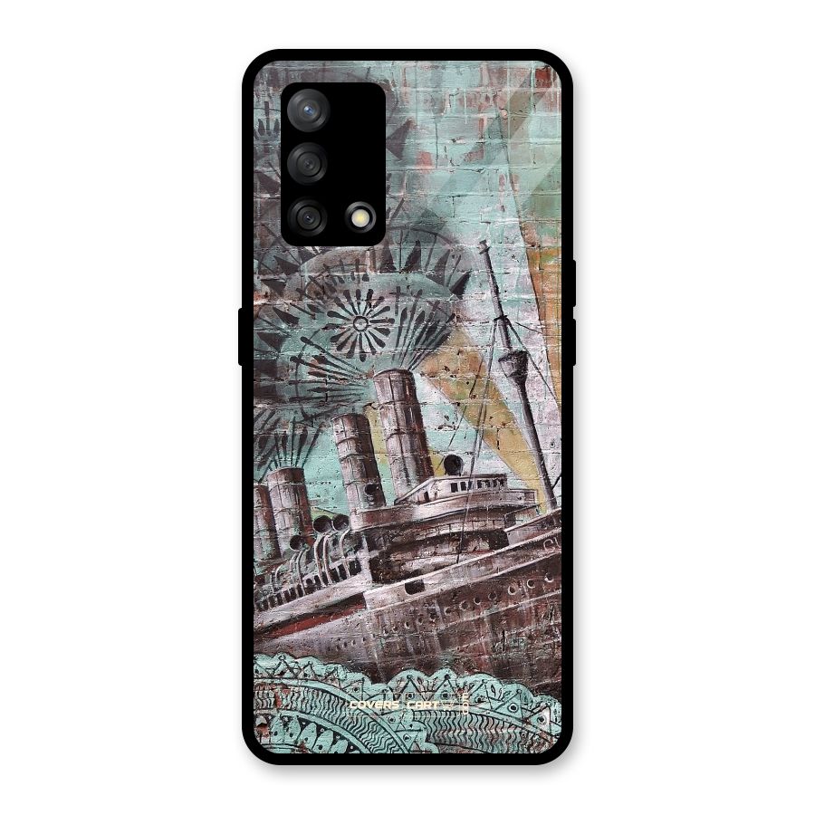 Dream Ship Glass Back Case for Oppo F19