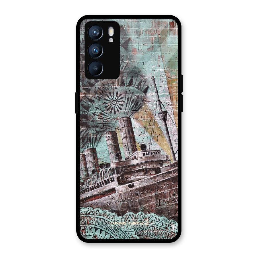 Dream Ship Glass Back Case for Oppo Reno6 5G