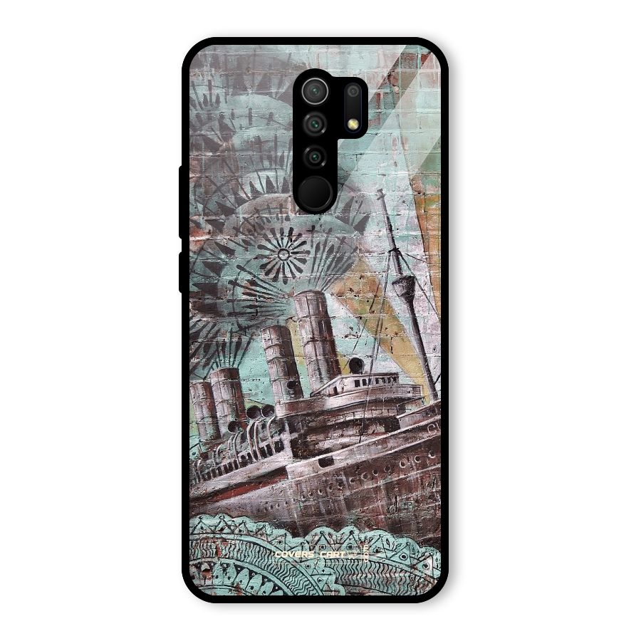 Dream Ship Glass Back Case for Poco M2