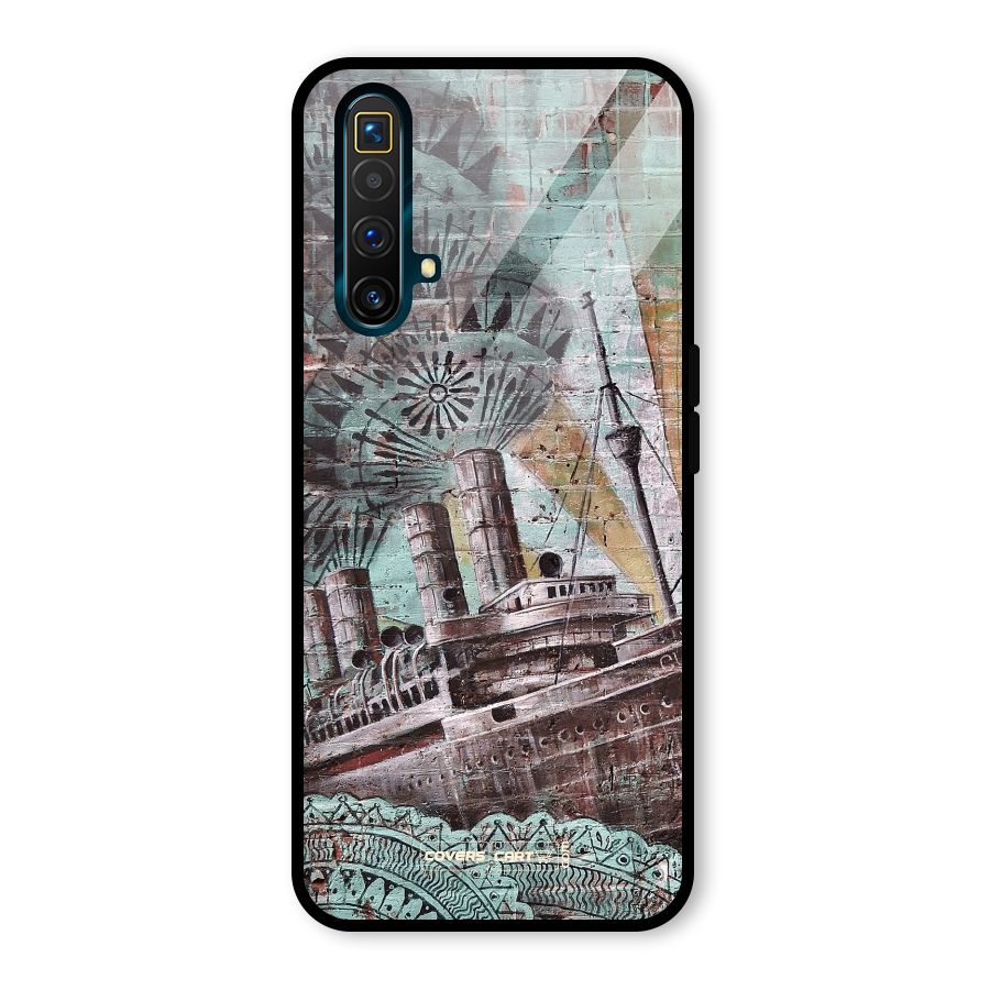 Dream Ship Glass Back Case for Realme X3 SuperZoom