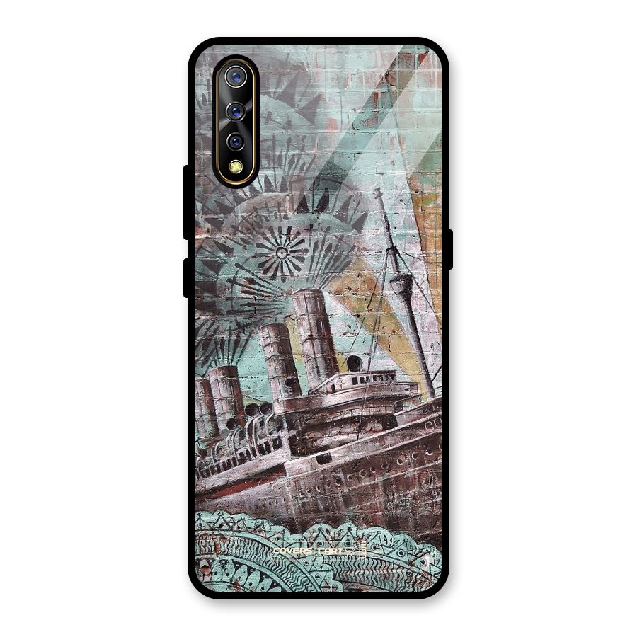 Dream Ship Glass Back Case for Vivo S1