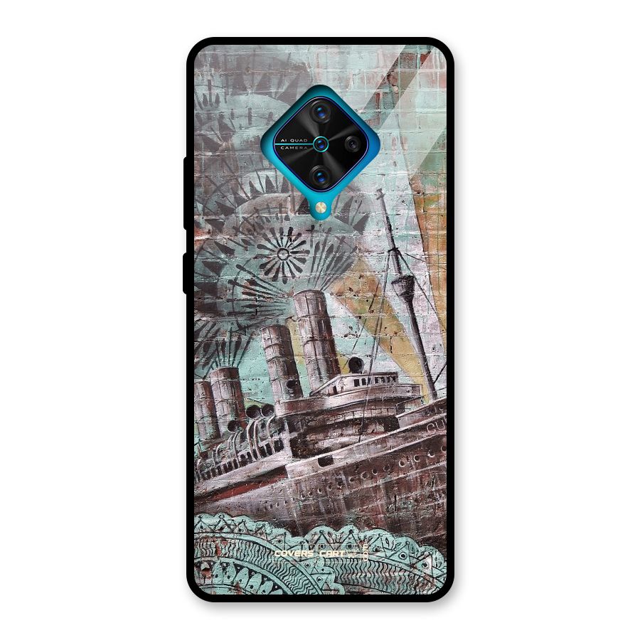 Dream Ship Glass Back Case for Vivo S1 Pro