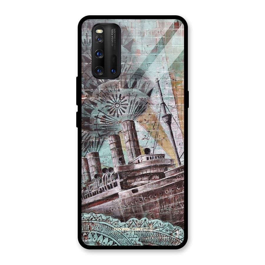 Dream Ship Glass Back Case for Vivo iQOO 3