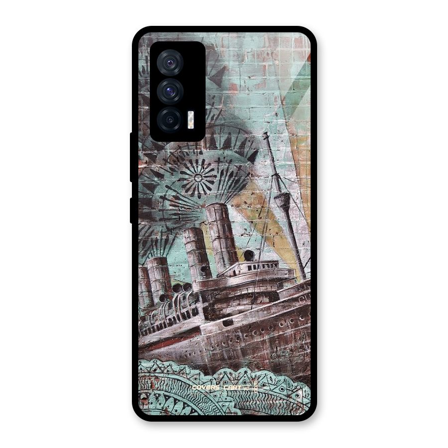 Dream Ship Glass Back Case for Vivo iQOO 7 5G