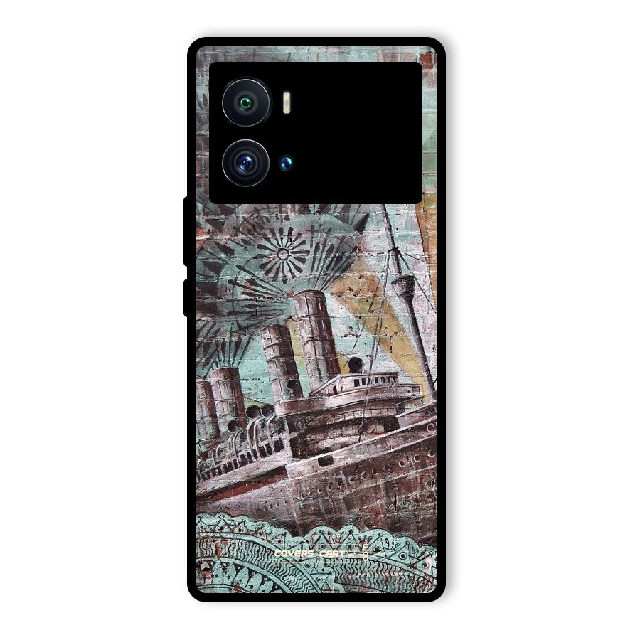 Dream Ship Glass Back Case for Vivo iQOO 9 Pro