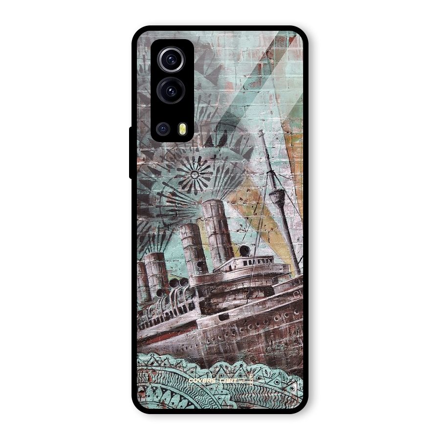Dream Ship Glass Back Case for Vivo iQOO Z3