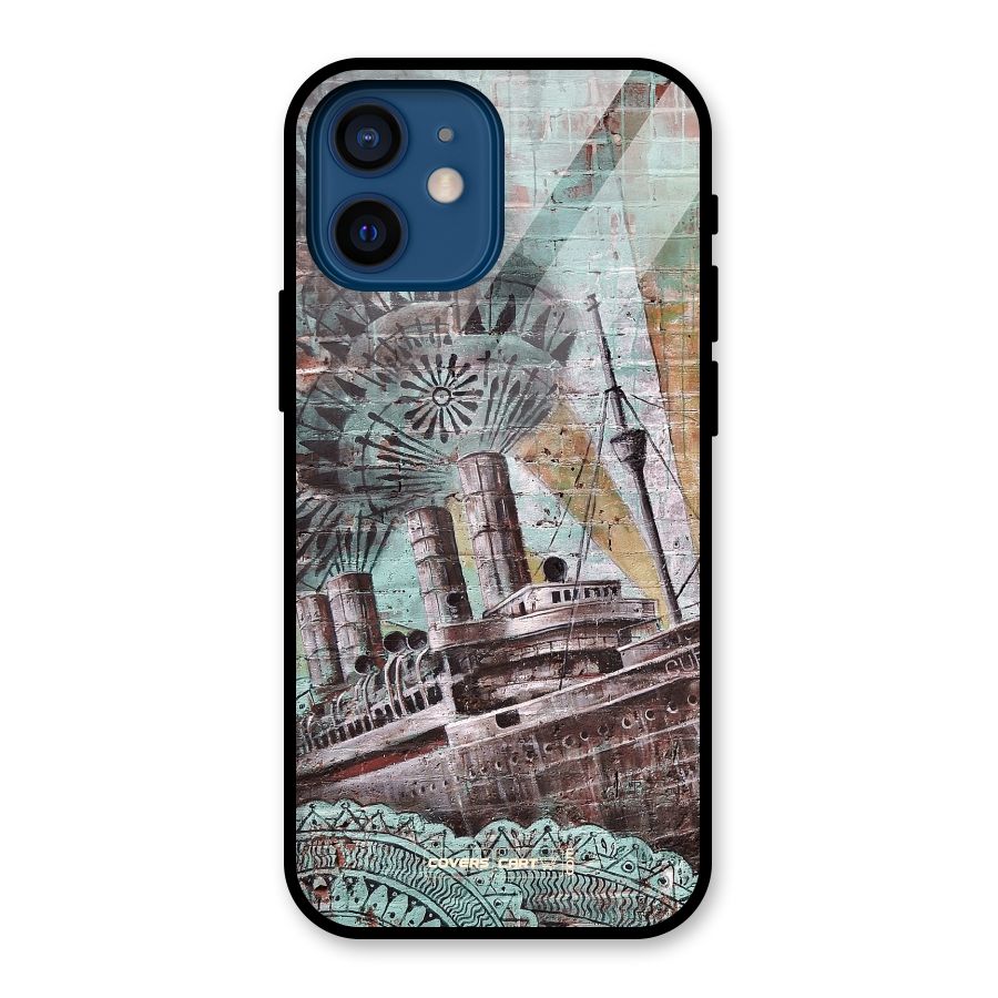 Dream Ship Glass Back Case for iPhone 12 Mini