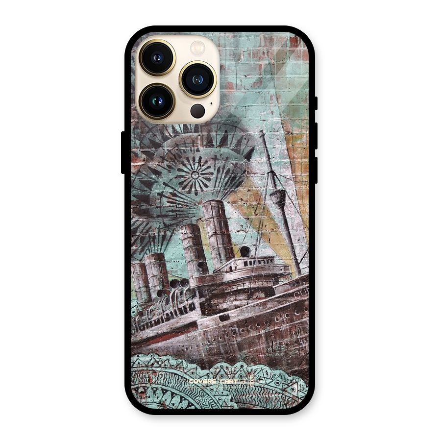 Dream Ship Glass Back Case for iPhone 13 Pro Max