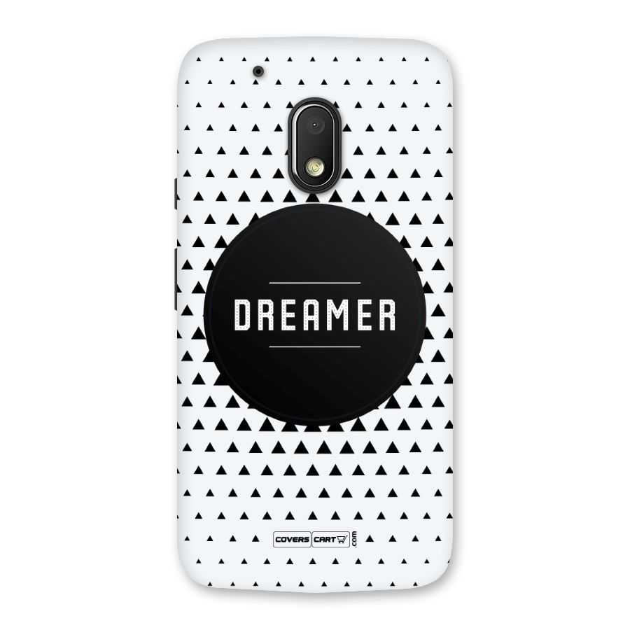 Dreamer Minimalist Back Case for Moto G4 Play