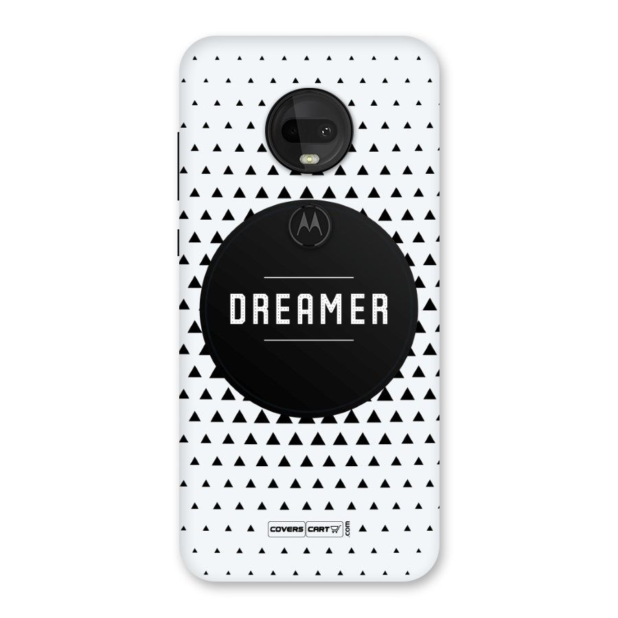 Dreamer Minimalist Back Case for Moto G7