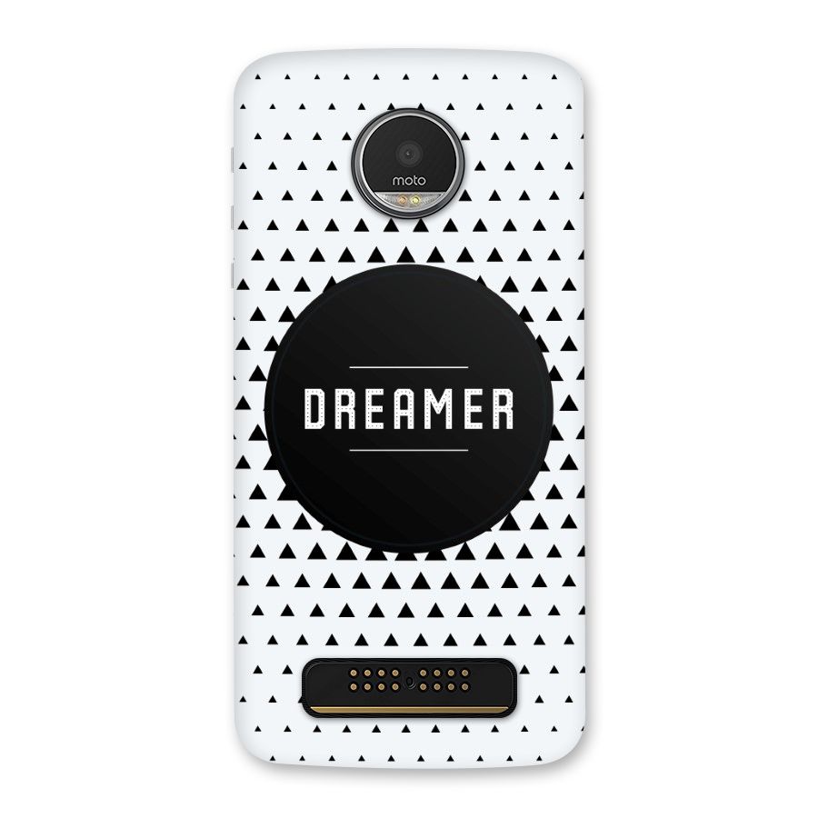 Dreamer Minimalist Back Case for Moto Z Play