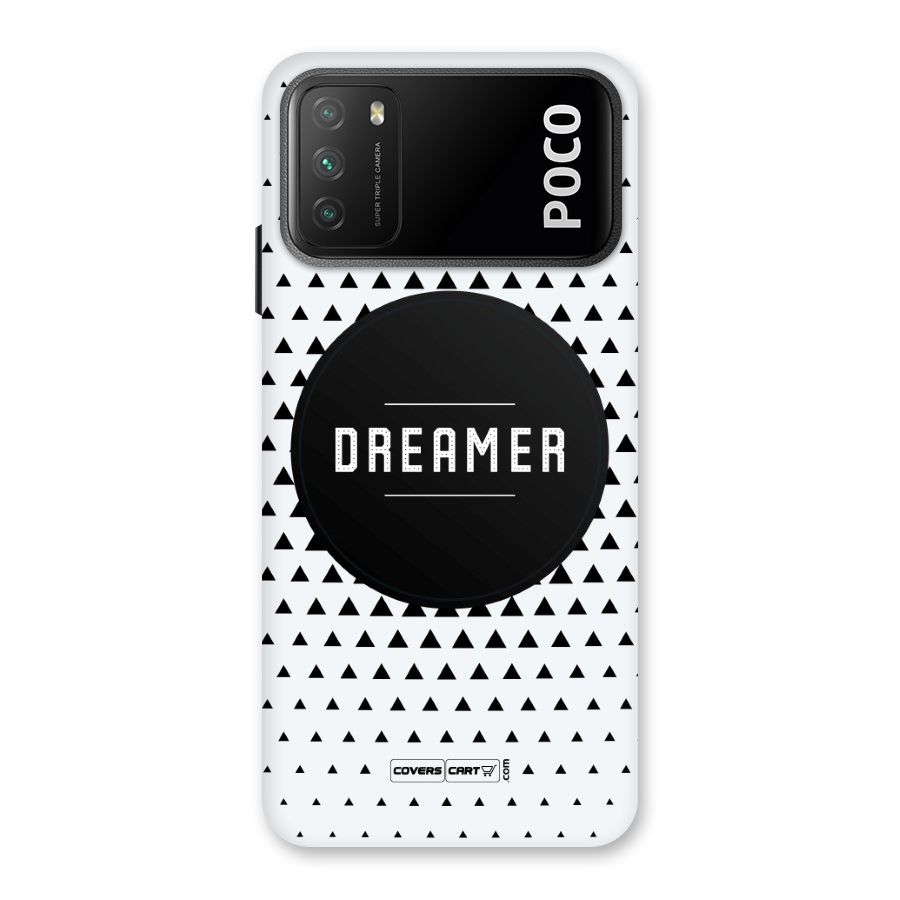 Dreamer Minimalist Back Case for Poco M3