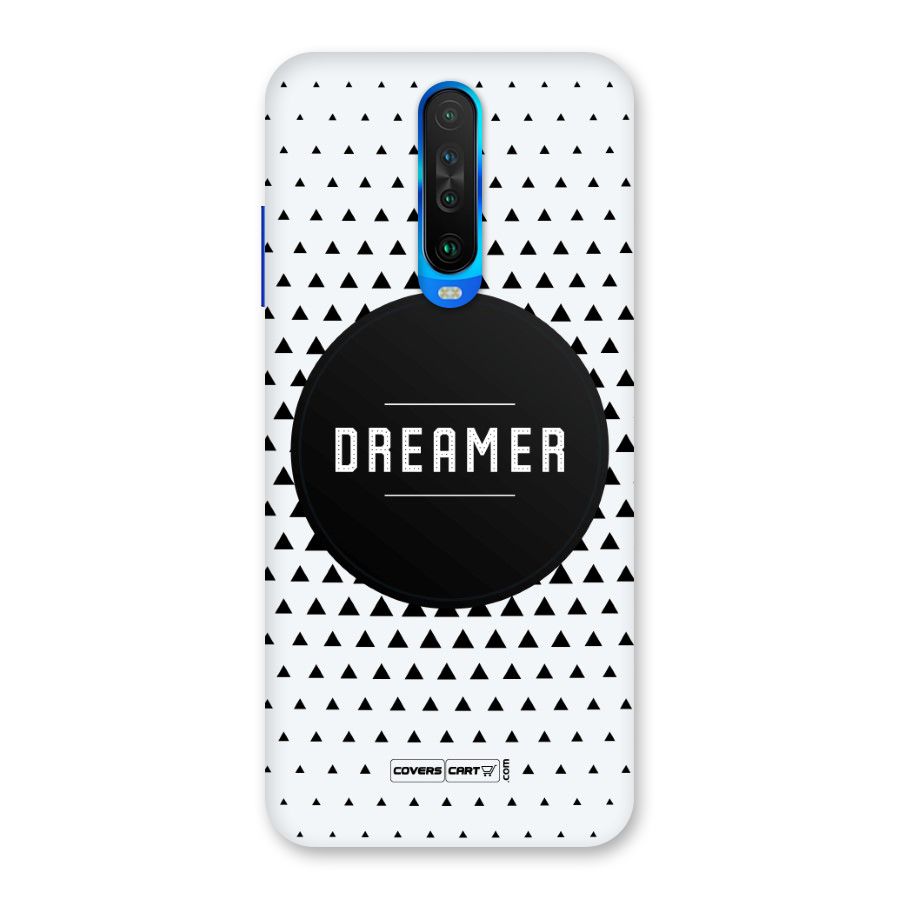 Dreamer Minimalist Back Case for Poco X2