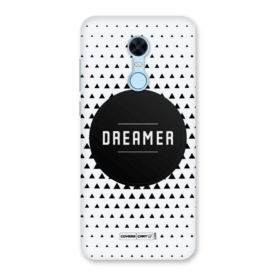 Dreamer Minimalist Back Case for Redmi Note 5
