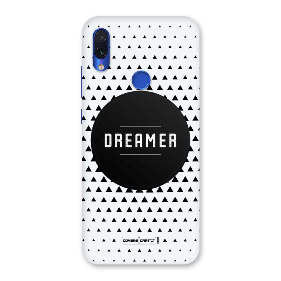 Dreamer Minimalist Back Case for Redmi Note 7