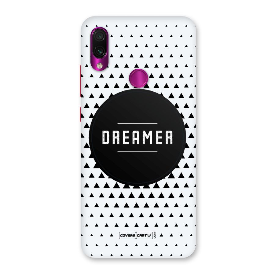 Dreamer Minimalist Back Case for Redmi Note 7 Pro