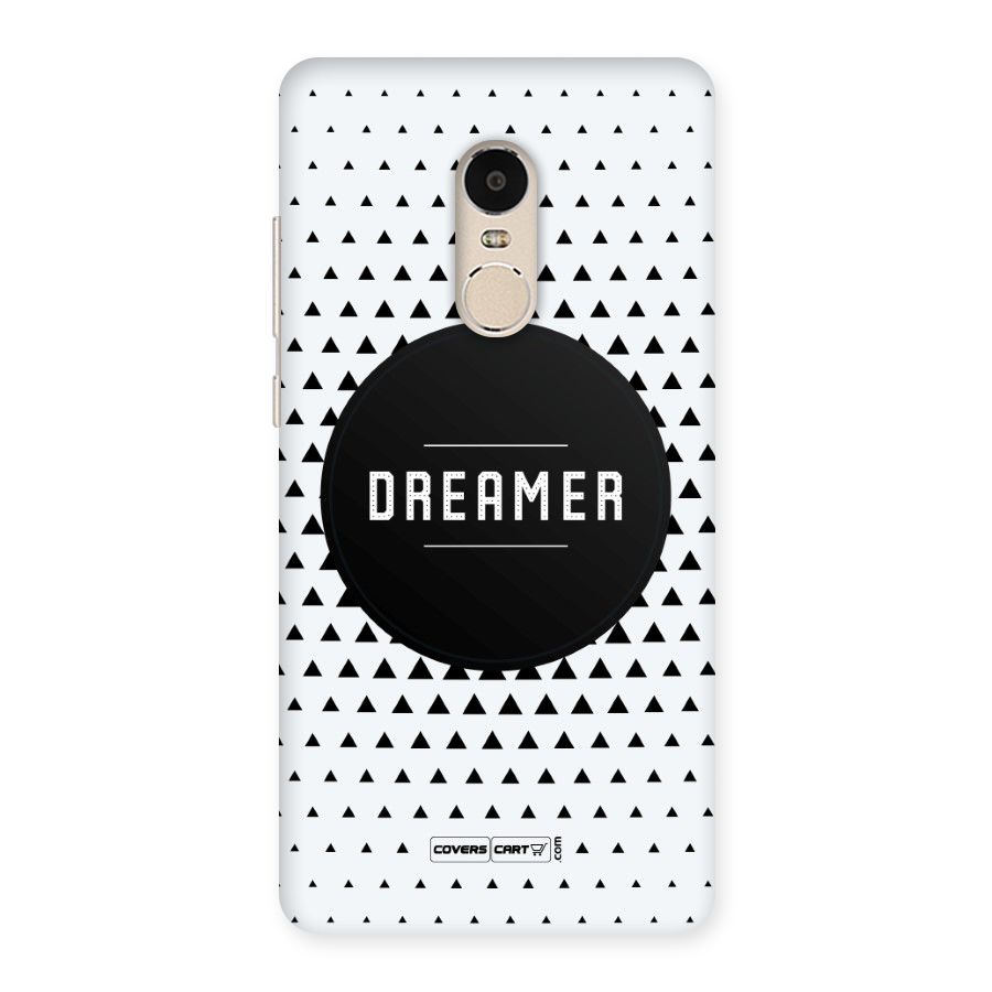 Dreamer Minimalist Back Case for Xiaomi Redmi Note 4