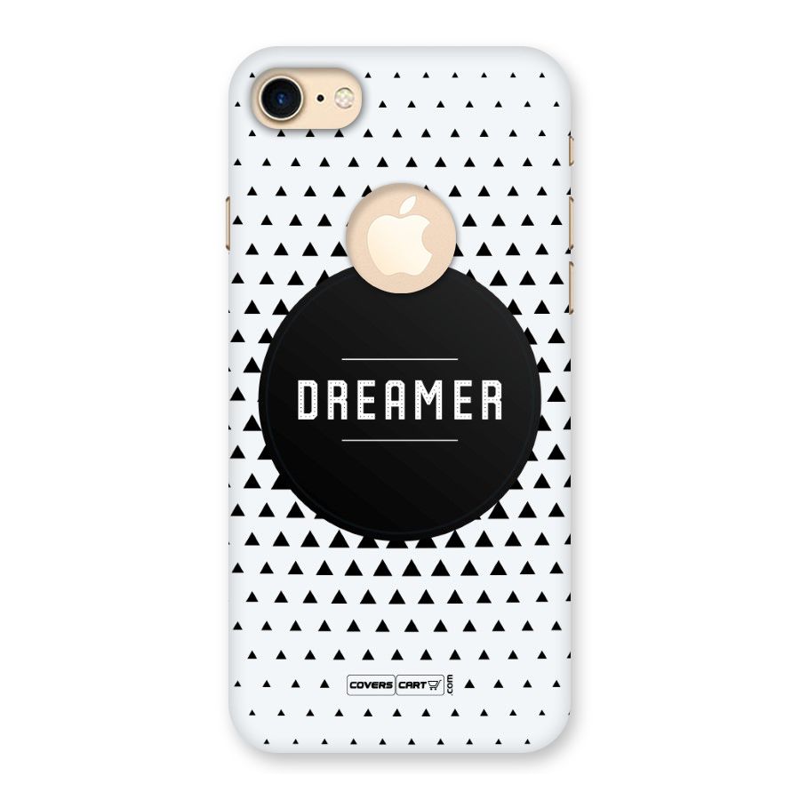 Dreamer Minimalist Back Case for iPhone 7 Logo Cut