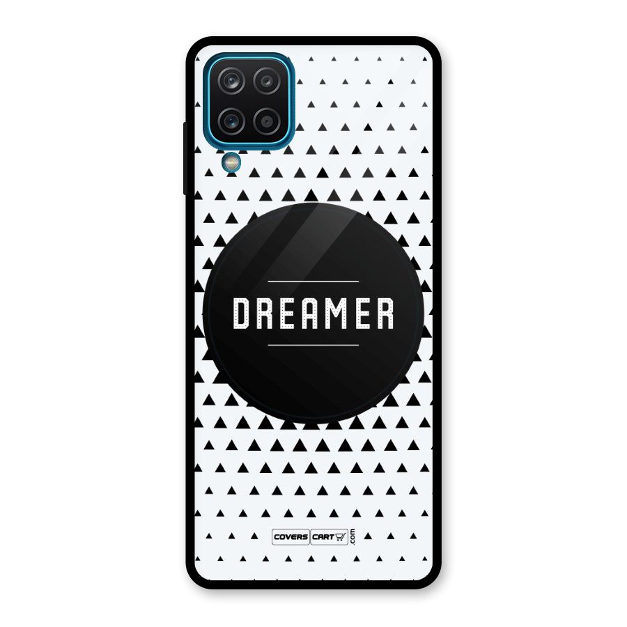Dreamer Minimalist Glass Back Case for Galaxy A12