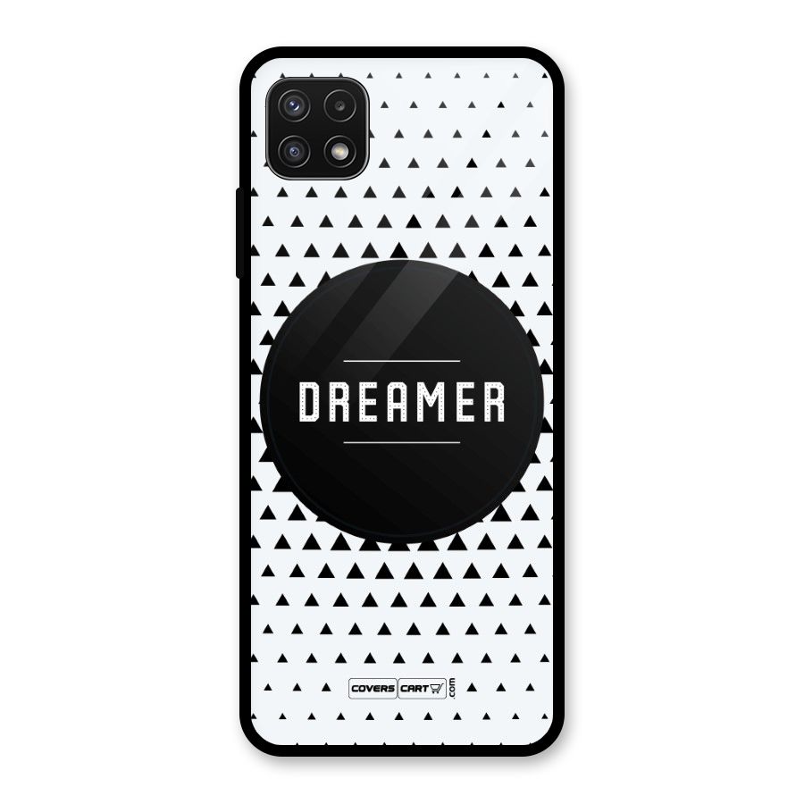 Dreamer Minimalist Glass Back Case for Galaxy A22 5G