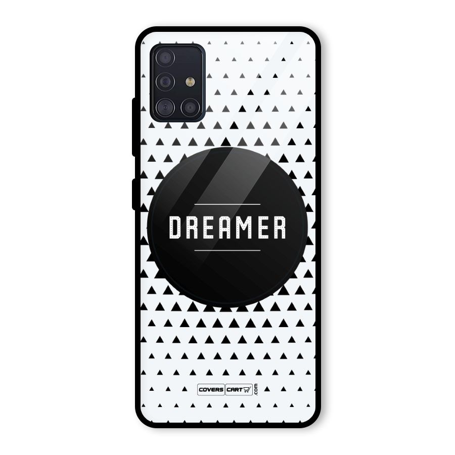 Dreamer Minimalist Glass Back Case for Galaxy A51