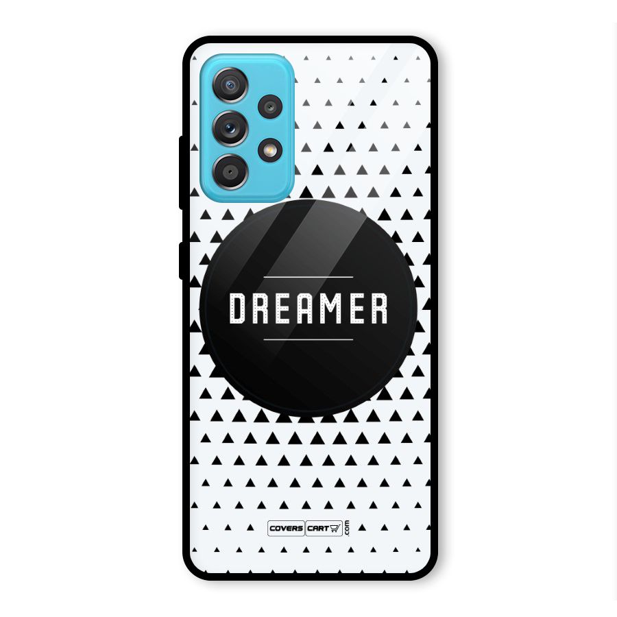 Dreamer Minimalist Glass Back Case for Galaxy A52