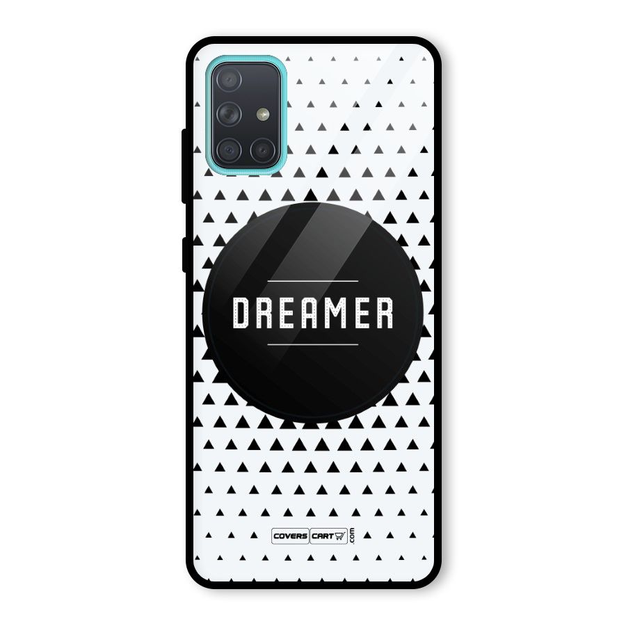 Dreamer Minimalist Glass Back Case for Galaxy A71